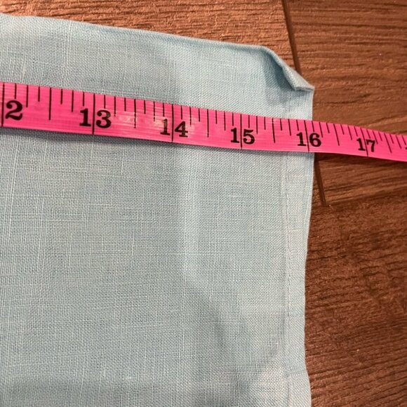 [XS]Click By Color Me Cotton Light Blue Cowl Neck Tunic Linen Top Blouse NWOT - Picture 9 of 9